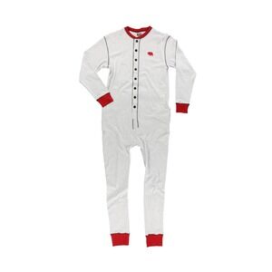 Lazy One "Bear Cheeks"‎ Flapjack Pajamas Union Suit Long Johns Onesie Adult  L